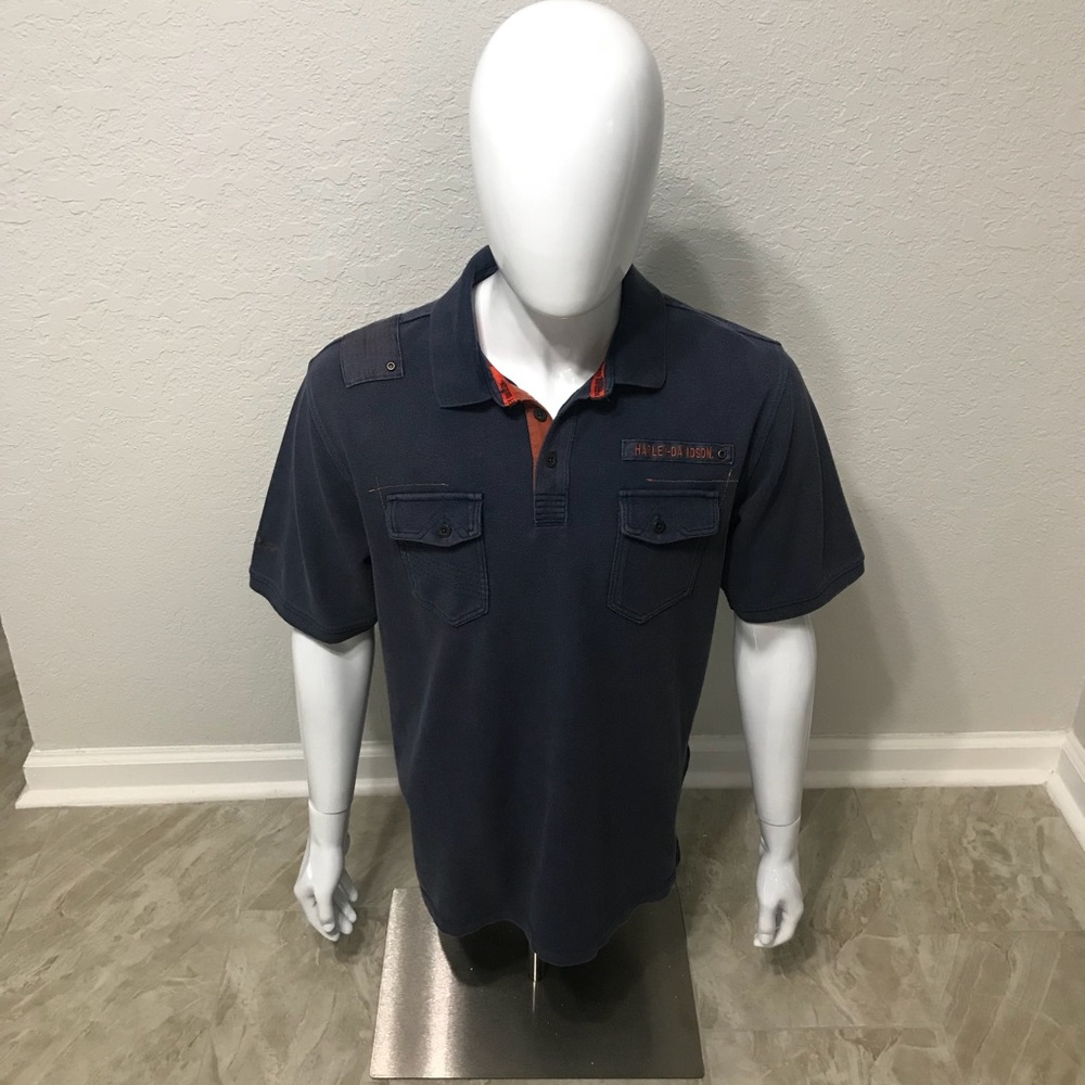 Harley Davidson‎ Polo Size L